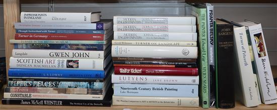 A quantity of reference books relating mostly to British Art including 19th century British Painting, Scottish Art,